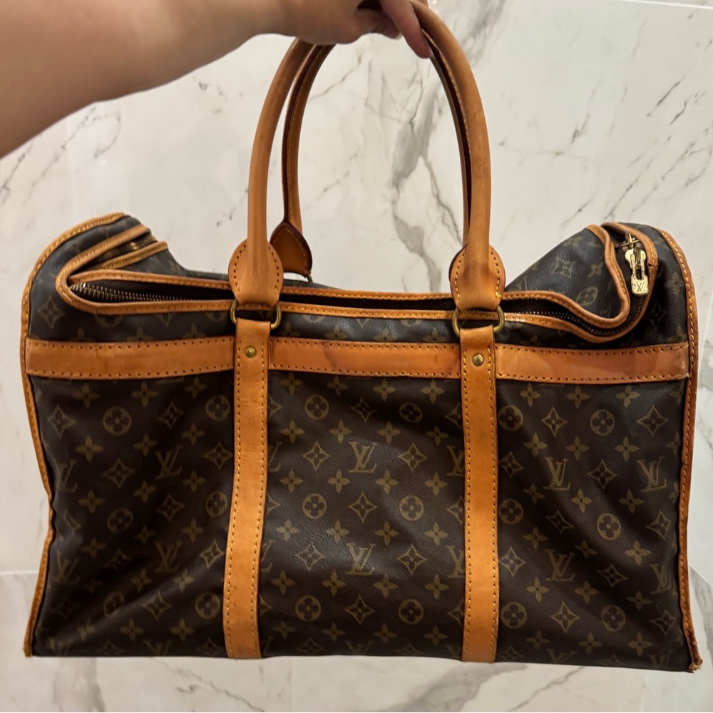 Louis Vuitton travel bag used monogram authentic